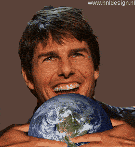 Tom Cruise feeding on the Earth